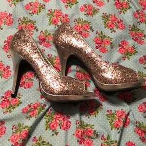 Sequin heels